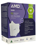 AMD MASKS NANO-TECH P2 Medical Respirator N4HS Headband Pack of 50 - Medium