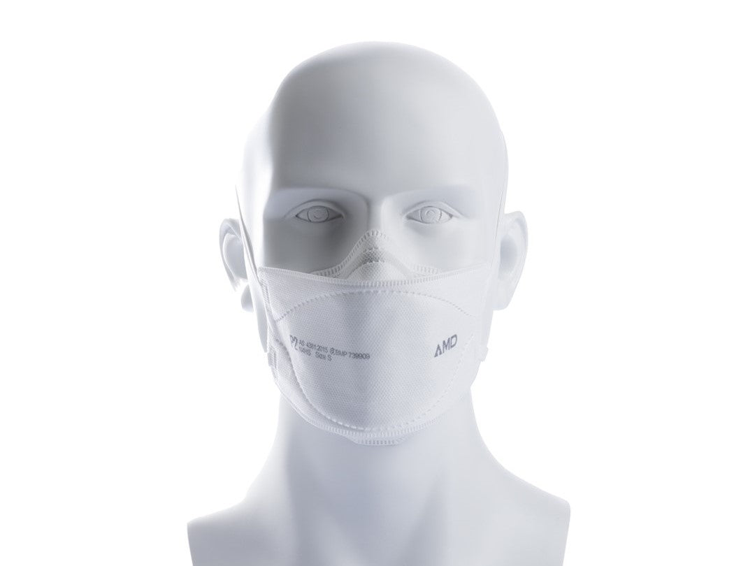 AMD MASKS NANO-TECH P2 Medical Respirator N4HS Headband Pack of 50 - S ...