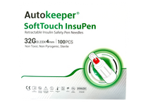 SMEE SoftTouch InsuPen Retractable Insulin Safety Pen Needles 4MM 32G - 100PCS